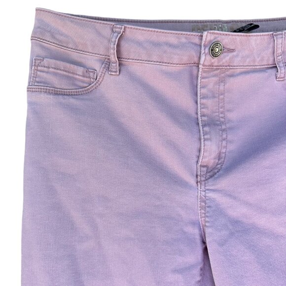 Rewash Mauve Jeggings Cut Off Crop AnkleLight Pink Jeans Size 11 - Picture 7 of 13